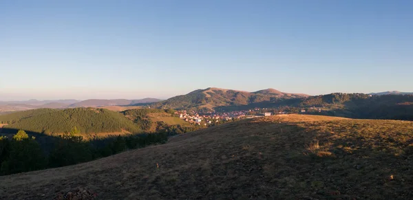 Panoramatický Výhled Pohledu Obadovo Brdo Horu Zlatibor Srbsko Okolní Kopce — Stock fotografie