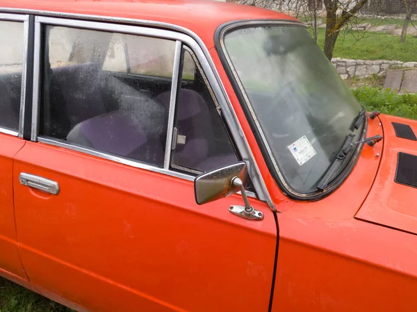 Old Russian Lada Car Ethno Village Drvengrad Kustendorf Mokra Gora — Stock Photo, Image