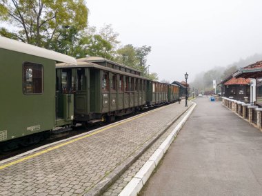 Sırbistan 'ın Mokra Gora kentindeki Sarganska osmika veya Sargan 8 tren istasyonu