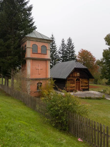 Chiesa Ortodossa Del Santo Profeta Elia Mokra Gora Serbia — Foto Stock