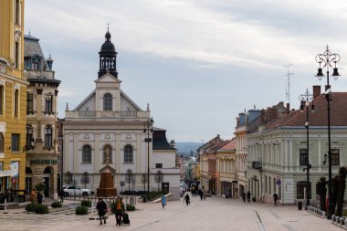 Pecs Macaristan Avrupa 'daki Szechenyi Meydanı' ndaki Aziz Sebastian Kilisesi.