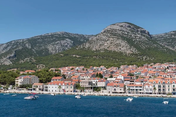 Miasto Bol Wyspie Brac Chorwacji Latem — Zdjęcie stockowe
