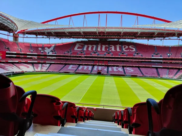 Lissabon Portugal August 2021 Sportlissabon Benfica Fußballstadion Luz Arena Blick — Stockfoto