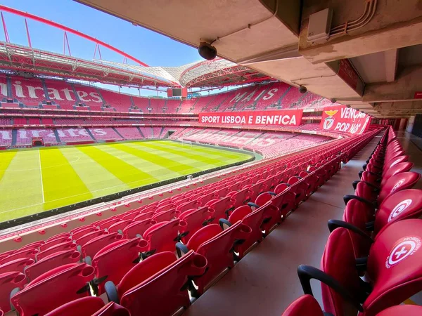 Lisabon Portugalsko Srpen 2021 Sport Lisboa Benfica Fotbalový Stadion Luz — Stock fotografie