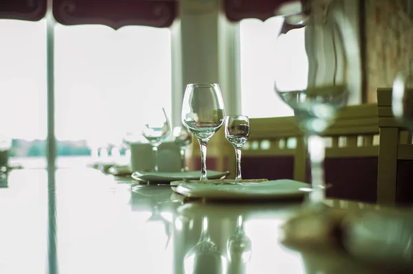 Table Setting Restaurant Table — Stock Photo, Image