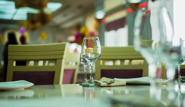 Table Setting Restaurant Table — Stock Photo, Image