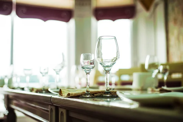 Table Setting Restaurant Table — Stock Photo, Image