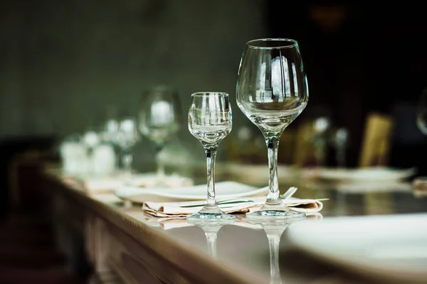 Table Setting Restaurant Table — Stock Photo, Image