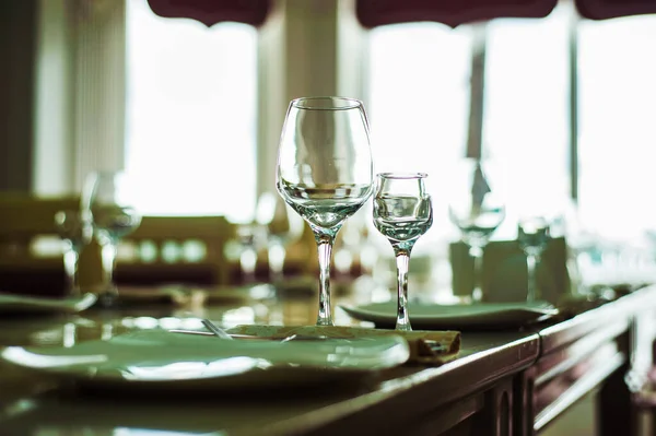 Table Setting Restaurant Table — Stock Photo, Image