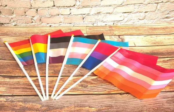 lgtbqais2 + Gay gurur bayrakları üst üste 
