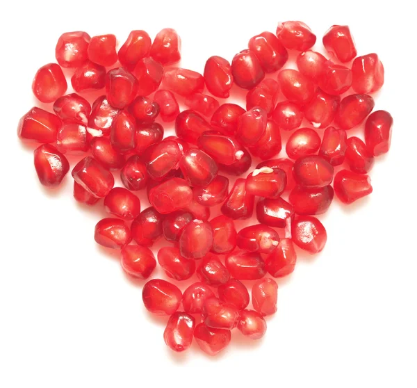Pomegranate heart — Stock Photo, Image