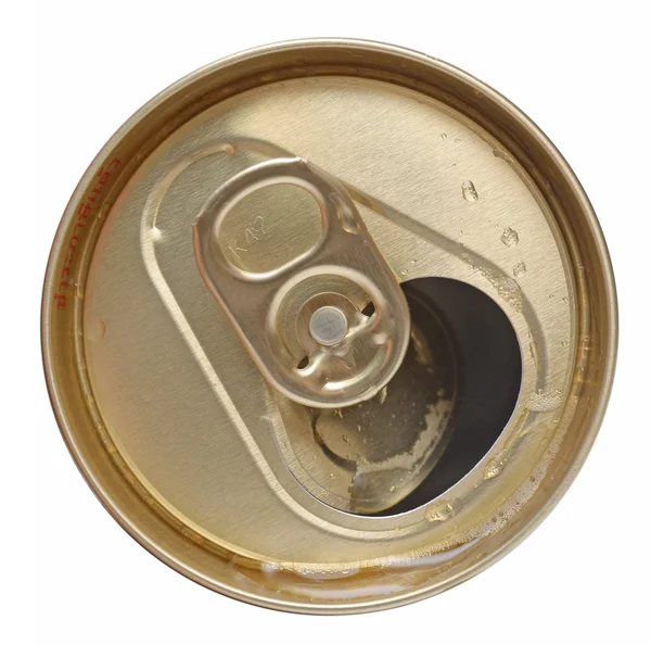 Open tin can — Stock Photo, Image