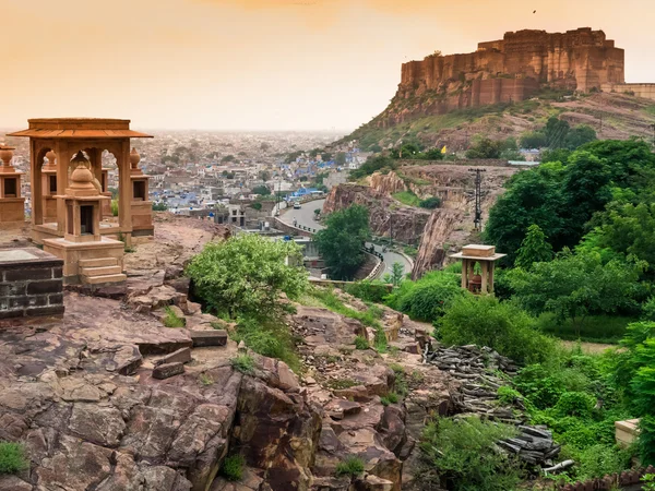 Fort Mehrangarh, Jodhpur, Rajasthan, India — Foto Stock