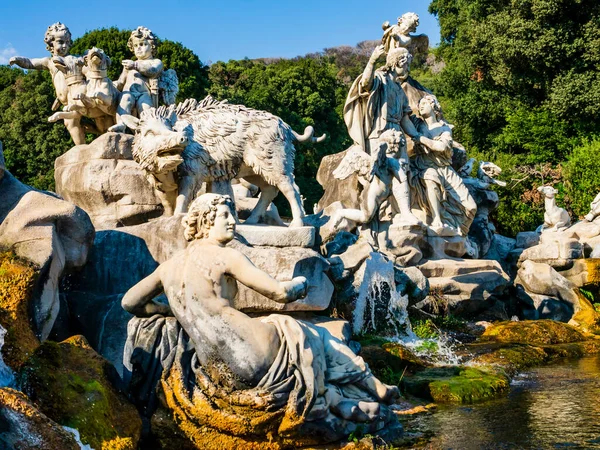 Stunning View Fountain Venus Adonis Royal Palace Caserta Italy — Stockfoto