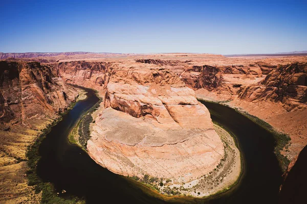 Horseshoe curva Glen Canyon. Dobre ferradura no Grand Canyon National Park. — Fotografia de Stock