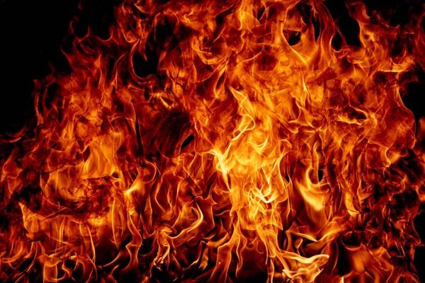 Ateş hareketinin soyut dokusu soyut. Yanan ateş, yanan arka plan.