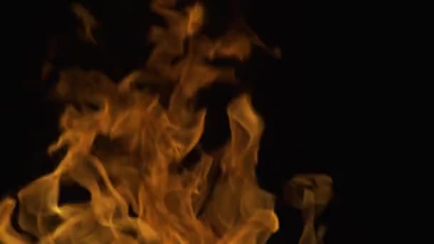 燃焼コンセプト。炎の質感。炎のオーバーレイ背景. — ストック動画
