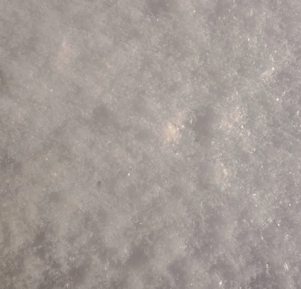 Fond de neige, texture de neige. Neige blanche comme fond abstrait. — Photo