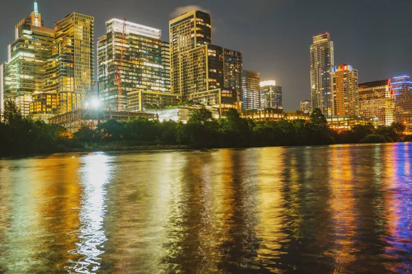 Pohled na Downtown Austin Texas v USA. — Stock fotografie