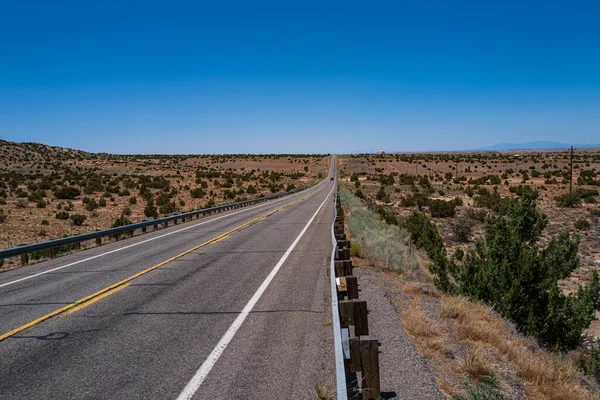 Panoramatický Obrázek Malebné Silnice Usa Neplodná Scenérie — Stock fotografie