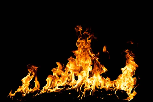 Пылающий огонь текстуры пламени для фона баннера. — стоковое фото