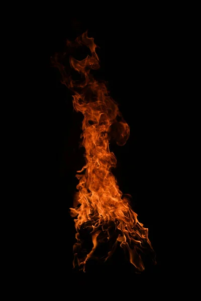 Blaze brinnande eld låga på konst konsistens bakgrund. — Stockfoto