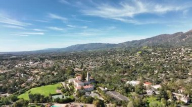 Kaliforniya 'da Santa Barbara City manzarası. İHA.
