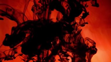 Renkli Boya Sıçrama şablonu tasarımı soyut. Renk sıçrama arkaplanını boya. Kanlı kırmızı renk, suda kan. Sudaki renk düşüşü.