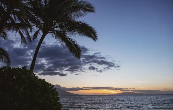Vacaciones de verano, fondo de vacaciones de una playa tropical y mar azul. Playa de Hawaii. —  Fotos de Stock