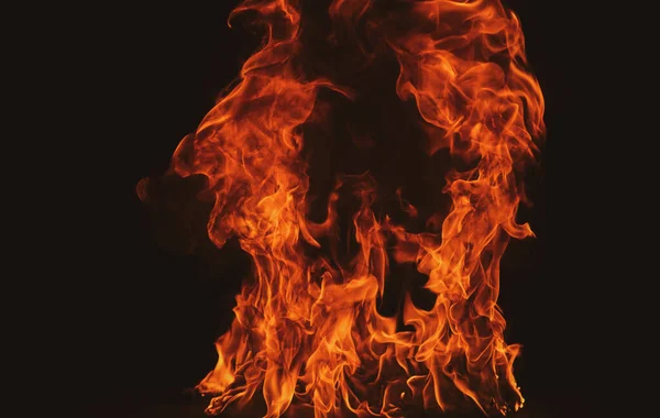 Blaze ogień płomień tekstury na tle banera. — Zdjęcie stockowe