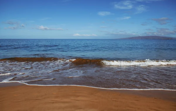 Pemandangan pantai, latar belakang liburan musim panas. — Stok Foto