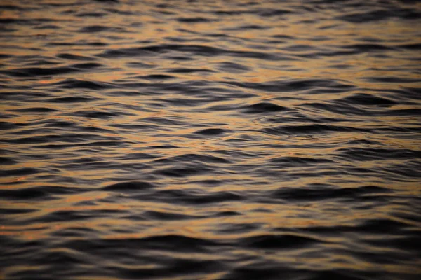 Blått hav med klart vatten. Oceanen djup indigo i dagsljus. Lugn och avslappnande. Idén för havet bakgrund och kopiera utrymme. — Stockfoto