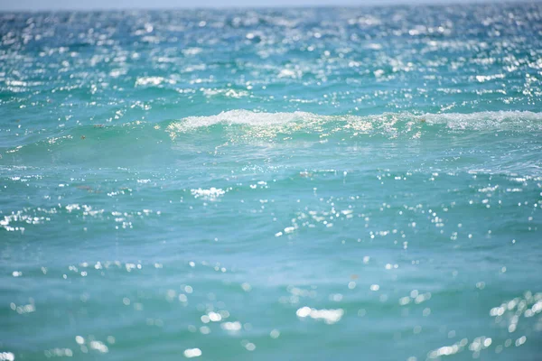 Ocean seascape, papel de parede beleza mar. Paradise praia com fundo de água tranquila. — Fotografia de Stock