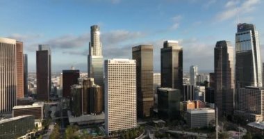 Los Angeles şehir merkezinde. Los Angeles kökenli Kaliforniya teması. Los Angeles şehir merkezi..