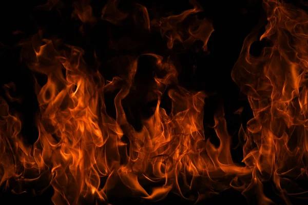 Hořící oheň plamen na umělecké textury pozadí. — Stock fotografie