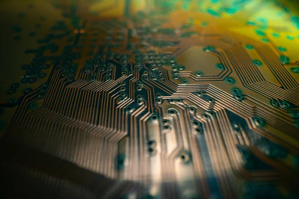 Electronic circuit board background. Abstract digital technology background. Electronic computer hardware technology. Motherboard digital chip. Tech background. — Foto Stock