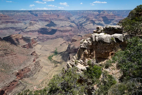 Viaje de Estados Unidos. Parque Nacional del Gran Cañón. Panorama Arizona. — Foto de Stock