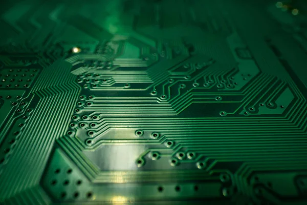 Technologie hardware achtergrond. High tech electronische printplaat achtergrond. Elektronische printplaat, technologie chips op het moederbord. Digitale chip voor elektronische technologie. Technische achtergrond. — Stockfoto