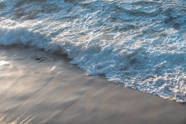 Mar tropical. Praia de areia de verão e fundo oceano. — Fotografia de Stock