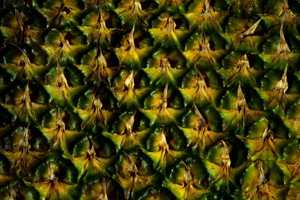 Ananasový vzor. Struktura ananasové slupky. Vzorované ovoce pozadí. — Stock fotografie