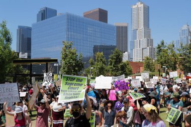 Abortion service, reproductive justice. Womens march rights, abortion body choice, vagina. Protect roe. Los Angeles, USA - May, 14, 2022.