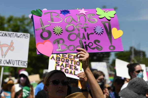 Abortion service, reproductive justice. Womens march rights, abortion body choice, vagina. Protect roe. Los Angeles, USA - May, 14, 2022.