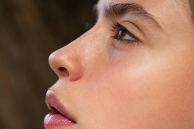 Güzel kız, güzel kadın model. Güzel kadın portresi.