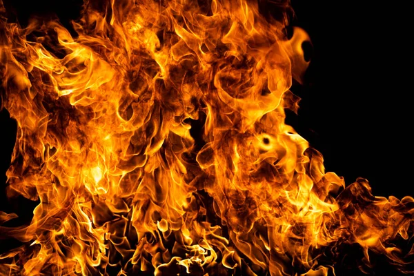 Fire flame texture for banner background. Burn abstract lights. — Stock Photo, Image