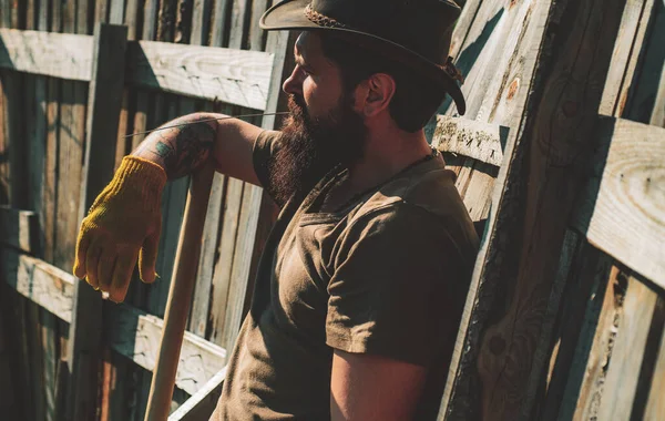 Western cowboy portrait. I love our moments in the countryside. Summer farming