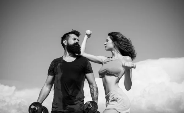 Stil Viață Sănătos Dieta Libertate Cuplu Sportiv Formare Aer Liber — Fotografie, imagine de stoc