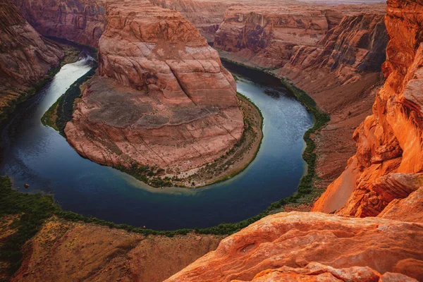 재활용 캐니언 Horseshoe Bend Colorado River 입니다 — 스톡 사진