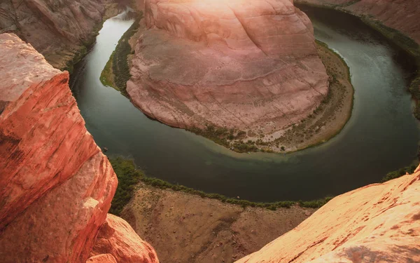 Arizona Horseshoe Bend Colorado River Grand Canyon — Stock fotografie