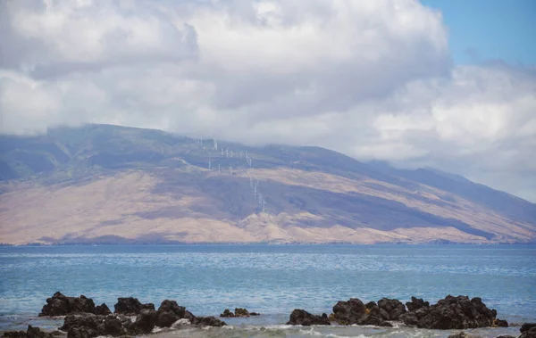 Hawajskie Tło Plażowe Raduję Się Rajem Hawajach Panorama Tropikalny Krajobraz — Zdjęcie stockowe