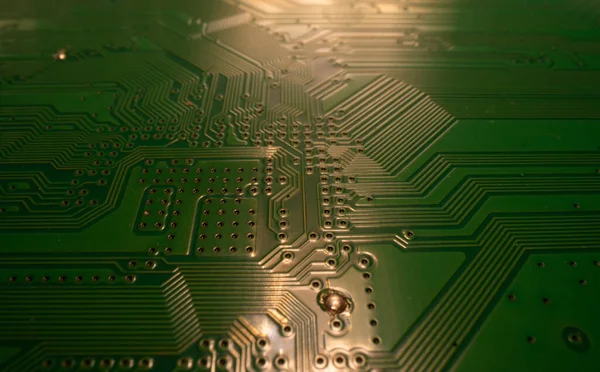 Circuit board background. Electronic circuit board texture. Computer technology, digital chip, electronic pattern. Tech texture. Technology system with digital data